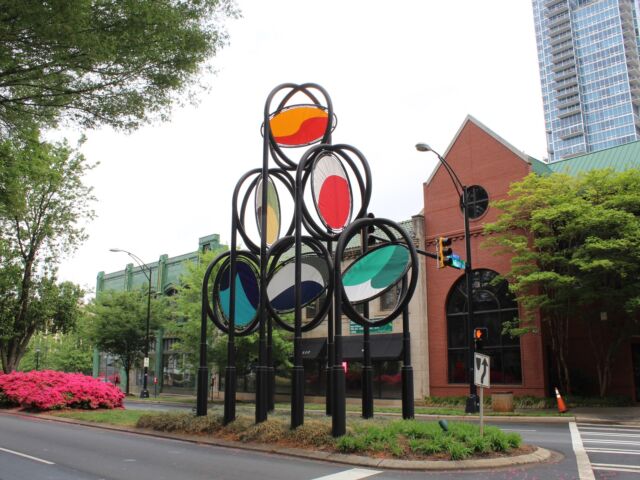 "Wind Sculpture" by Jack Pentes.